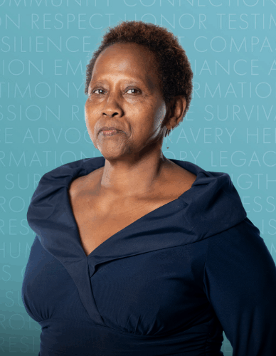 Portrait of Rwandan Genocide Survivor Immaculee Mukantaganira