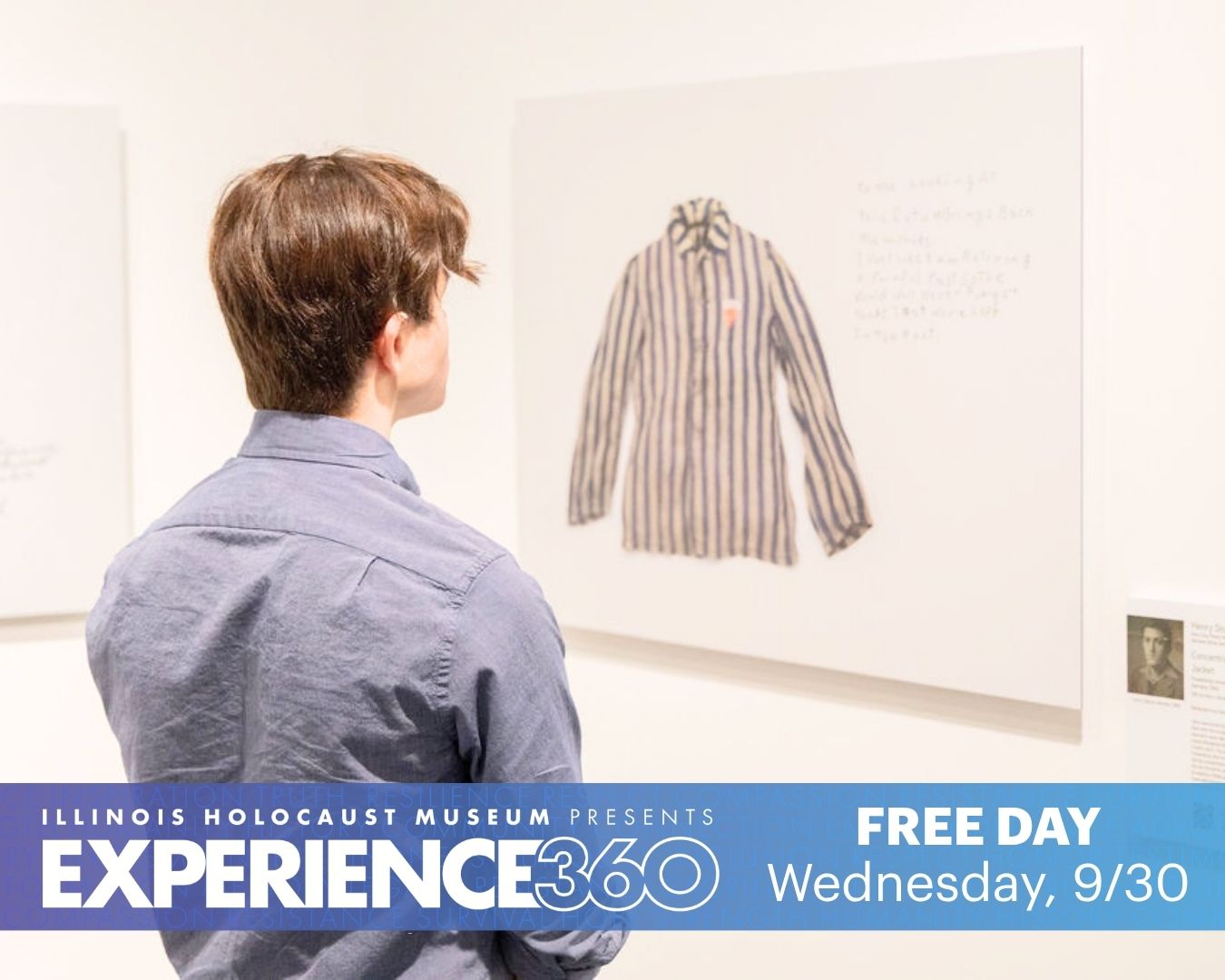 E360-Free-Day-September-2026 Illinois Holocaust Museum presents Experience360. Free Day September 30.